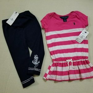 Polo by Ralph Lauren baby girl 2 piece